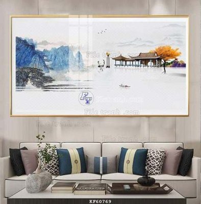 File gốc File tranh hiện đại pha lê gương KF60769 (bản quyền) cho in ấn