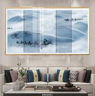 File gốc File tranh hiện đại pha lê gương KF60801 (chủ đề hiện đại) trang trí