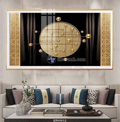 File tranh File tranh hiện đại pha lê gương KF60812 (gốc) in trên kính