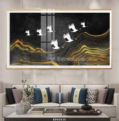 File gốc File tranh hiện đại pha lê gương KF60835 (phong cách) tối giản
