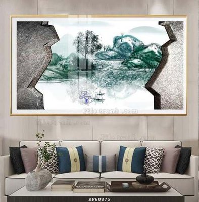 Chi tiết file gốc File tranh hiện đại pha lê gương KF60875 (cho in tráng gương)