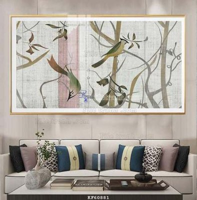 Download file gốc File tranh hiện đại pha lê gương KF60881 (in lụa) nghệ thuật