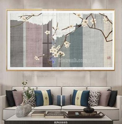 File in ấn File tranh hiện đại pha lê gương KF60885 (bản gốc) chất lượng cao