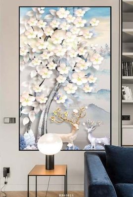 File tranh File tranh hiện đại pha lê gương KF60911 (ảnh gốc) cho in ấn kỹ thuật số