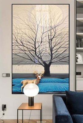 File tranh File tranh hiện đại pha lê gương KF60927 (gốc) chủ đề động vật