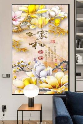 File tranh File tranh hiện đại pha lê gương KF61020 (bản gốc) treo phòng ăn