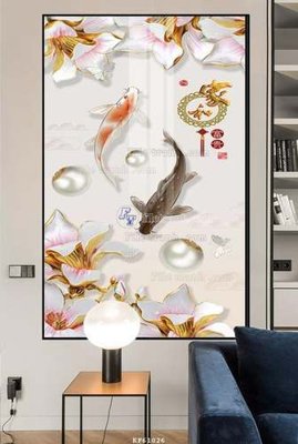 File tranh gốc in trần nhà File tranh hiện đại pha lê gương KF61026 3D