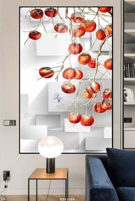 File in trần File tranh hiện đại pha lê gương KF61086 (bản gốc 3D) sống động