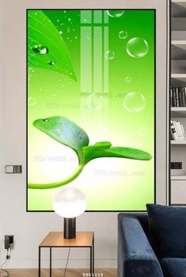 File tranh gốc File tranh hiện đại pha lê gương KF61119 (sắc nét từng chi tiết)