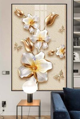 File gốc File tranh hiện đại pha lê gương KF61141 (trang trí) phòng ngủ