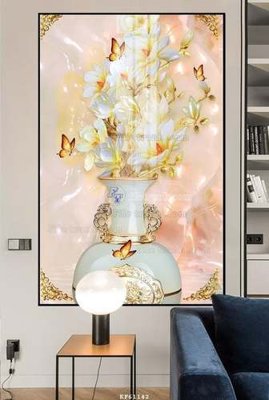 File ảnh File tranh hiện đại pha lê gương KF61142 (gốc) cho trang trí nội thất