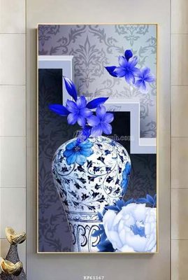 Tải file File tranh hiện đại pha lê gương KF61167 (gốc) in ấn ngay lập tức