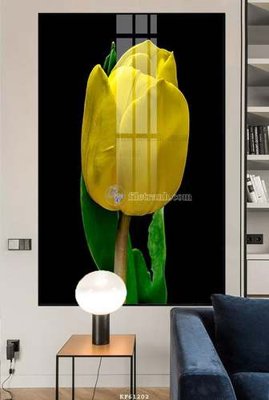 File gốc File tranh hiện đại pha lê gương KF61202 (in tráng gương) sang trọng