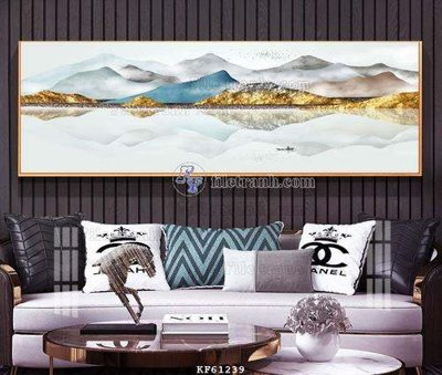 File tranh File tranh hiện đại pha lê gương KF61239 (gốc) chủ đề trừu tượng