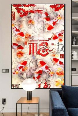 File tranh File tranh hiện đại pha lê gương KF61334 (gốc) chủ đề động vật