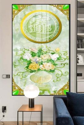 File ảnh File tranh hiện đại pha lê gương KF61338 (gốc) dùng in Pano