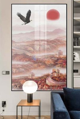 File gốc File tranh hiện đại pha lê gương KF61346 (in lụa) trang trí tường