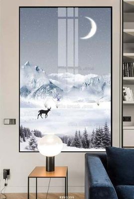 Tải file File tranh hiện đại pha lê gương KF61355 (gốc) làm tranh trang trí