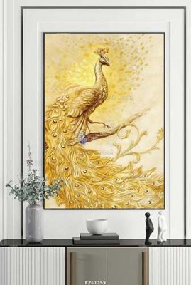 File gốc File tranh hiện đại pha lê gương KF61359 (in lụa) trang trí tường