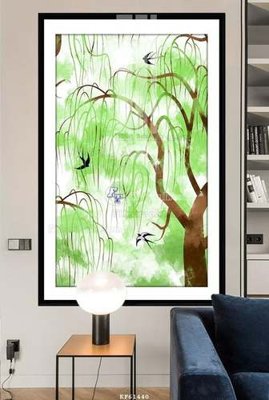 File tranh File tranh hiện đại pha lê gương KF61440 (gốc) phong cách tối giản