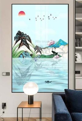 File gốc File tranh hiện đại pha lê gương KF61442 (ảnh chi tiết) để in ấn