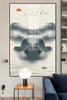 File ảnh gốc File tranh hiện đại pha lê gương KF61446 (chuyên in mica)