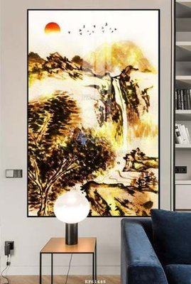 File gốc File tranh hiện đại pha lê gương KF61448 (chuẩn màu) cho in offset