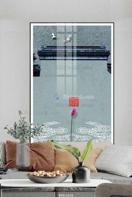 Tải file File tranh hiện đại pha lê gương KF61478 (ảnh gốc) in tranh kính