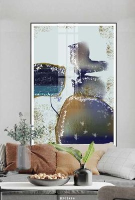 Tải file File tranh hiện đại pha lê gương KF61484 (gốc) chủ đề phong thủy