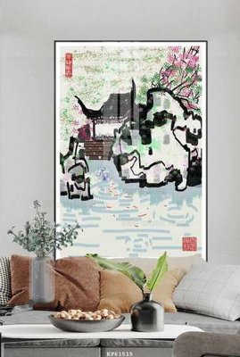 File tranh File tranh hiện đại pha lê gương KF61515 (gốc) in backlit film