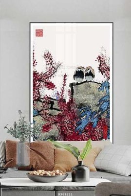 File tranh File tranh hiện đại pha lê gương KF61521 (bản gốc) in lụa 5D