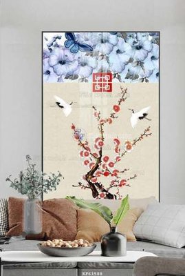 File gốc File tranh hiện đại pha lê gương KF61588 (in mica) trang trí