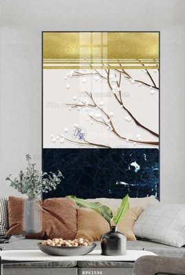 Hình ảnh gốc File tranh hiện đại pha lê gương KF61596 (để in khổ lớn)