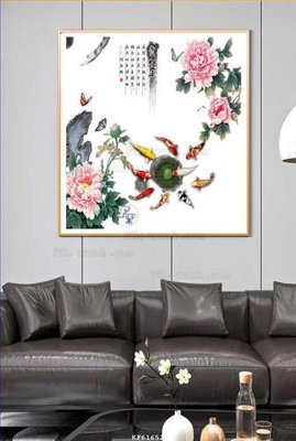 File gốc File tranh hiện đại pha lê gương KF61652 (thiết kế) cho in ấn