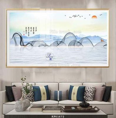 File ảnh File tranh hiện đại pha lê gương KF61672 (gốc) in Hiflex
