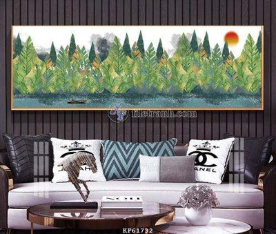 File tranh File tranh hiện đại pha lê gương KF61732 (gốc) chủ đề con người