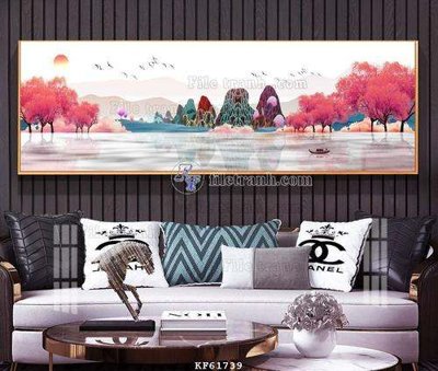 Mua file gốc File tranh hiện đại pha lê gương KF61739 (chất lượng) tại Filetranh.com