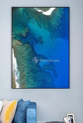 File tranh File tranh hiện đại pha lê gương KF61750 (ảnh gốc) in trần nhà