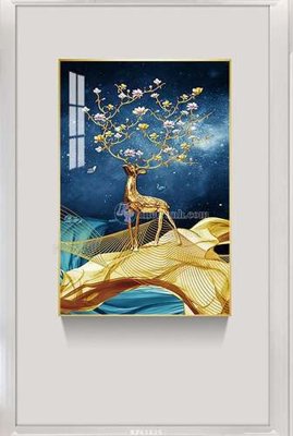 File tranh trang trí File tranh hiện đại pha lê gương KF61825 (tải file gốc)