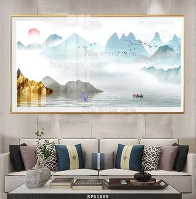 File gốc File tranh hiện đại pha lê gương KF61889 (Filetranh.com) File tranh hiện đại pha lê gương KF61889