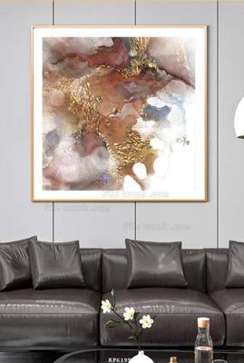 File in trần File tranh hiện đại pha lê gương KF61954 (bản gốc) đại dương