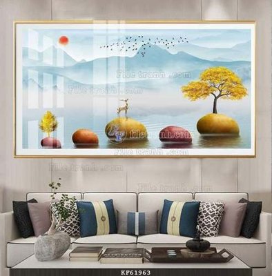 File tranh File tranh hiện đại pha lê gương KF61963 (gốc) in backlit film