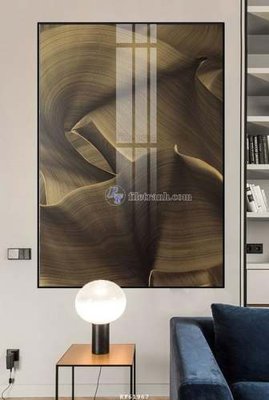 File in trần File tranh hiện đại pha lê gương KF61967 (file gốc) phong thủy