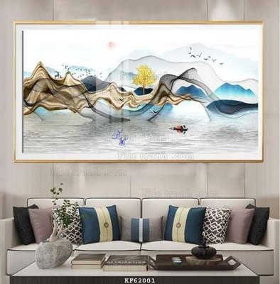File tranh File tranh hiện đại pha lê gương KF62001 (gốc) in trên kính
