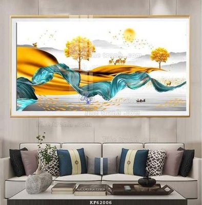 File gốc File tranh hiện đại pha lê gương KF62006 (ảnh chi tiết) để in ấn