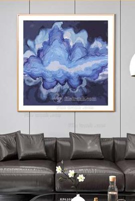 File gốc File tranh hiện đại pha lê gương KF62088 (in lụa) trang trí tường