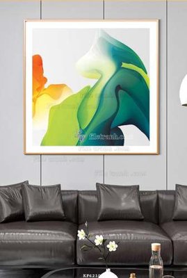 File tranh gốc in trần nhà File tranh hiện đại pha lê gương KF62104 3D