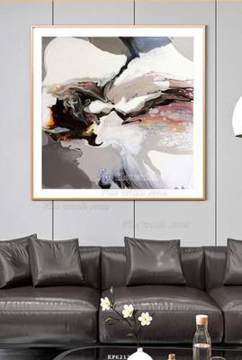 File in trần File tranh hiện đại pha lê gương KF62123 (bản gốc) bầu trời