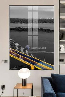 File gốc File tranh hiện đại pha lê gương KF62168 (trang trí) phòng ngủ