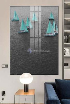 File gốc File tranh hiện đại pha lê gương KF62187 (in 3D) cho trang trí